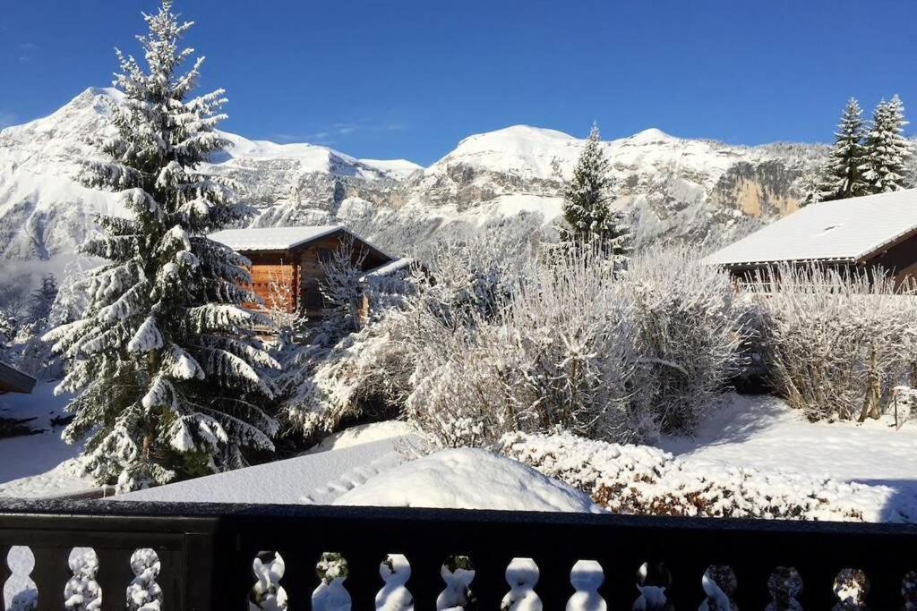 Ferienwohnung Eden Roc Grand Massif Les Carroz-d'Araches Exterior foto